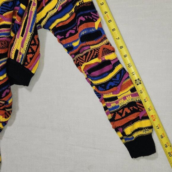 Forever 21 Womens Size Medium Retro Multi Colored Crew Neck Long Sleeve Sweater - Picture 7 of 8